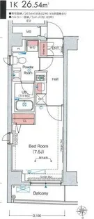 エストゥルース東高円寺【2階】の間取り