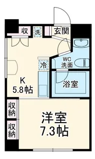 KS・Dio【6階】の間取り