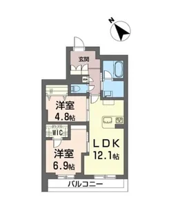 ドメイン24【3階】の間取り