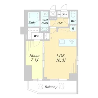 ユナイト【9階】の間取り