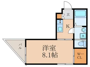 カーサ・ココリータ【3階】の間取り