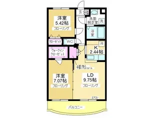 ラ・レガーロ【2階】の間取り