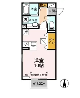 ISHIKAWA HILLS VII【2階】の間取り