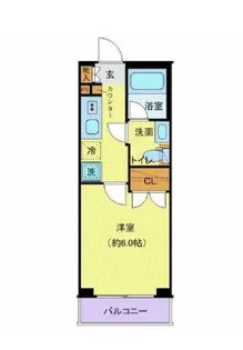 プレール・ドゥーク中野富士見町II【2階】の間取り