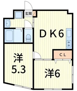 第二吉岡マンション【3階】の間取り