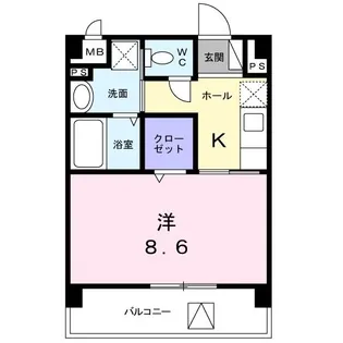 クラール南町田【3階】の間取り