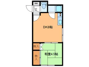 一番館【3階】の間取り