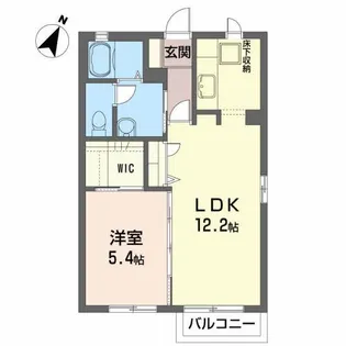 ディアスKI【1階】の間取り