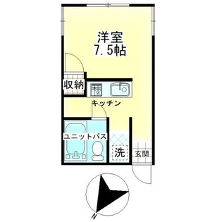 プラスパーハイツ【1階】の間取り