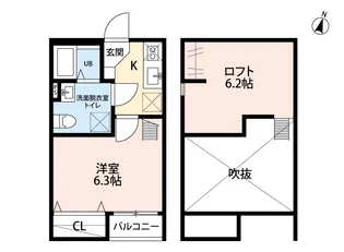 レガーロ【2階】の間取り