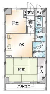 U residence三鷹【1階】の間取り