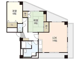 ベルハイム弐番館【4階】の間取り