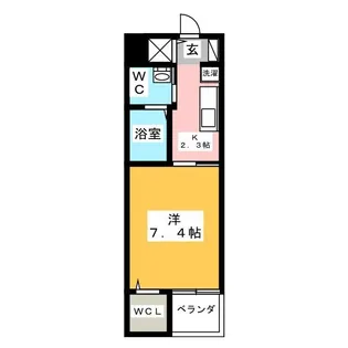 ルミエールY【2階】の間取り