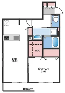 ROKUSEI II【3階】の間取り