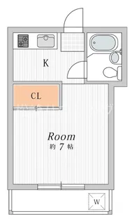 ハイツシマザキ【2階】の間取り