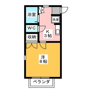 シャルムU【2階】の間取り