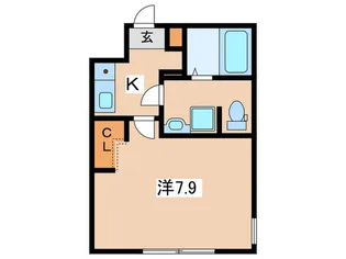 神奈川集合住宅A棟【2階】の間取り