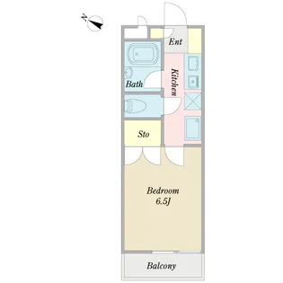 エステート千間台1番館【2階】の間取り