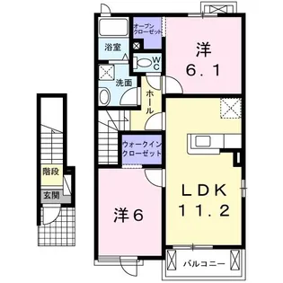 エレガンス【2階】の間取り