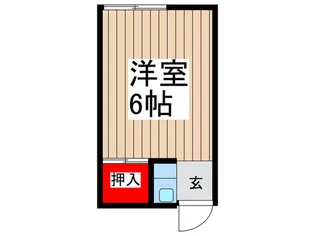 サンワハイツ【2階】の間取り
