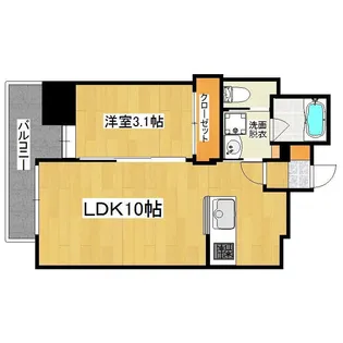 アルシオネ荒田【4階】の間取り