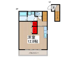 HILARY HOUSE【2階】の間取り