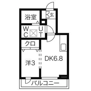 アスティ高松【2階】の間取り