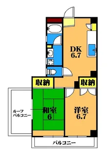 丸三ビル【5階】の間取り