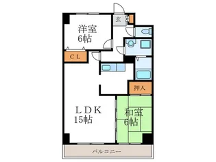 ソレイユM・H・N【2階】の間取り