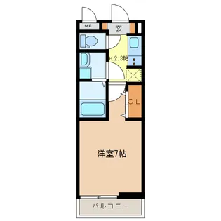 グリーン フォレスト【1階】の間取り