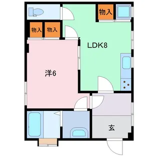久保興産ビル【1階】の間取り