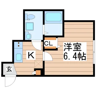 Atreste・ながまち【3階】の間取り
