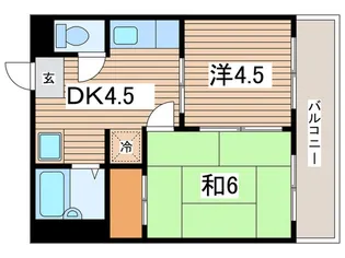 カーサみやび【2階】の間取り