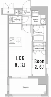 エンクレスト香椎セピア通り【4階】の間取り