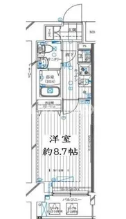 レガリス亀戸【10階】の間取り