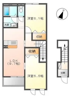 アマービレ【2階】の間取り