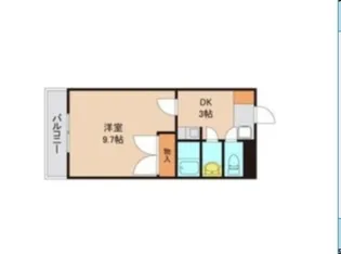 クレスト大和田【4階】の間取り