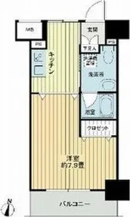フィットエル仙台一番町【6階】の間取り
