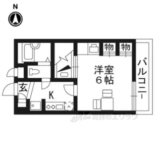 レオパレスPOLESTAR3【3階】の間取り