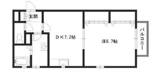 プロヴァンス富永【1階】の間取り