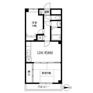 さがみ野シティハイツ【4階】の間取り
