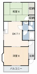 ホームピュアII【2階】の間取り