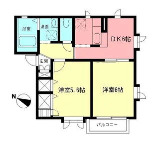エメロード【2階】の間取り