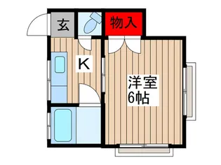 信和荘【2階】の間取り