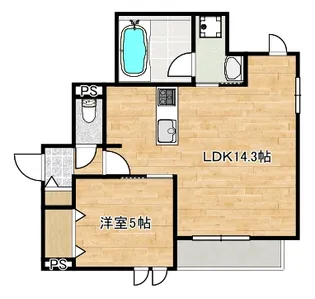 仮称)木月4丁目ヘーベルメゾン【1階】の間取り