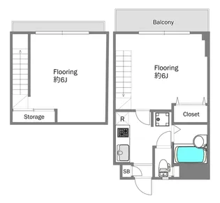 リッツ三軒茶屋【4階】の間取り