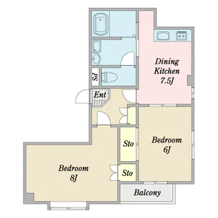 プルミエール篠崎【4階】の間取り