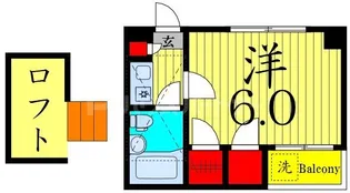 ルミナス町屋【2階】の間取り