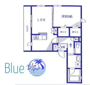 ベルクロシェット【1階】の間取り