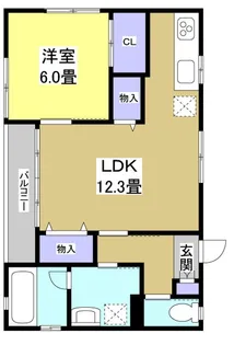 Siesta Daikumachi【4階】の間取り